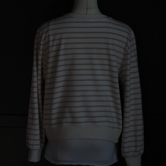 Active USA | Paris Striped French Terry Sweatshirt - Picture 4 of 4